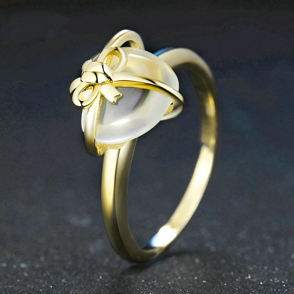 Éclat d’Amour – Bague Cœur en Citrine et Argent 925
