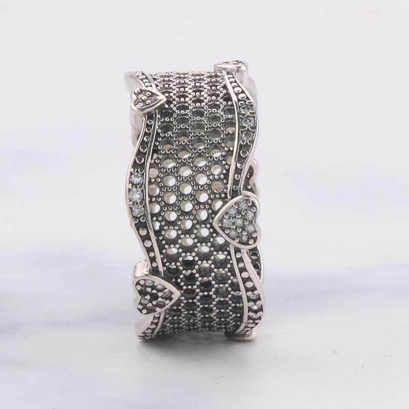 Bague Dentelle d'Amour en Argent 925