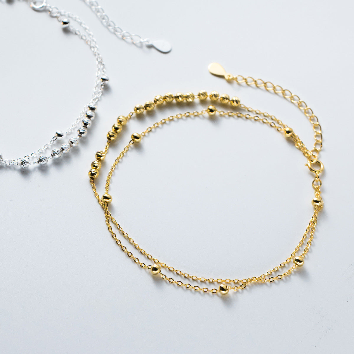 Chaîne de Cheville en Argent 925 – Design Tendance & Minimaliste