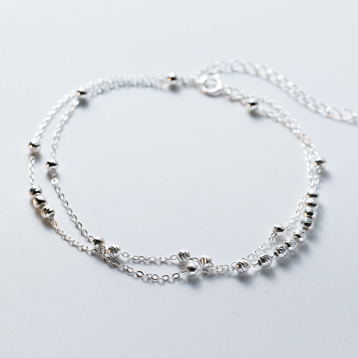 Chaîne de Cheville en Argent 925 – Design Tendance & Minimaliste