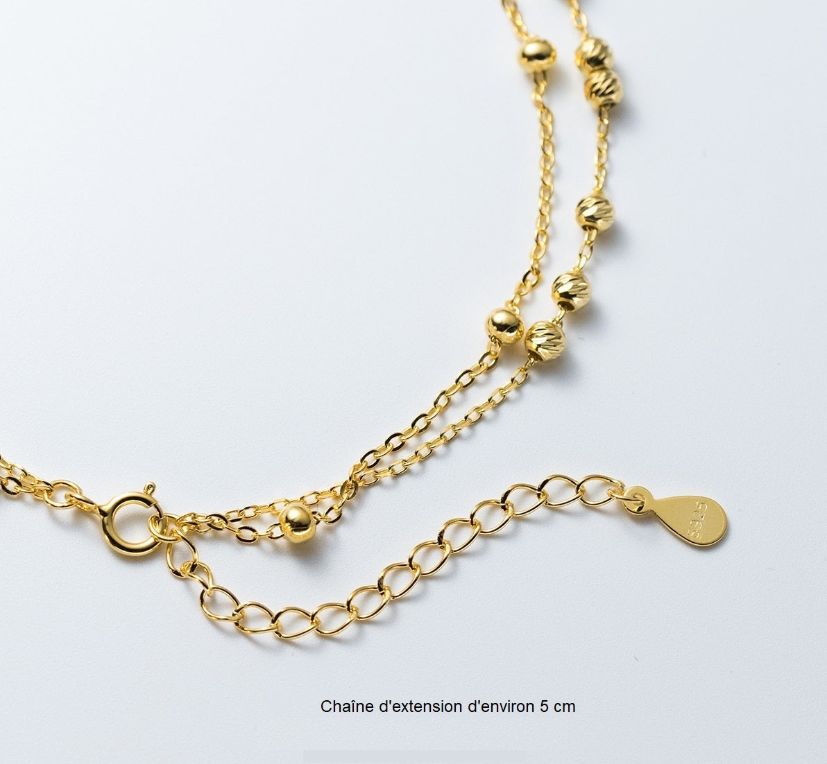 Chaîne de Cheville en Argent 925 – Design Tendance & Minimaliste