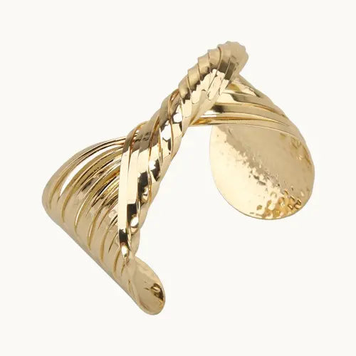 Bracelet Métallique Ajustable avec Ouverture – Style Rétro