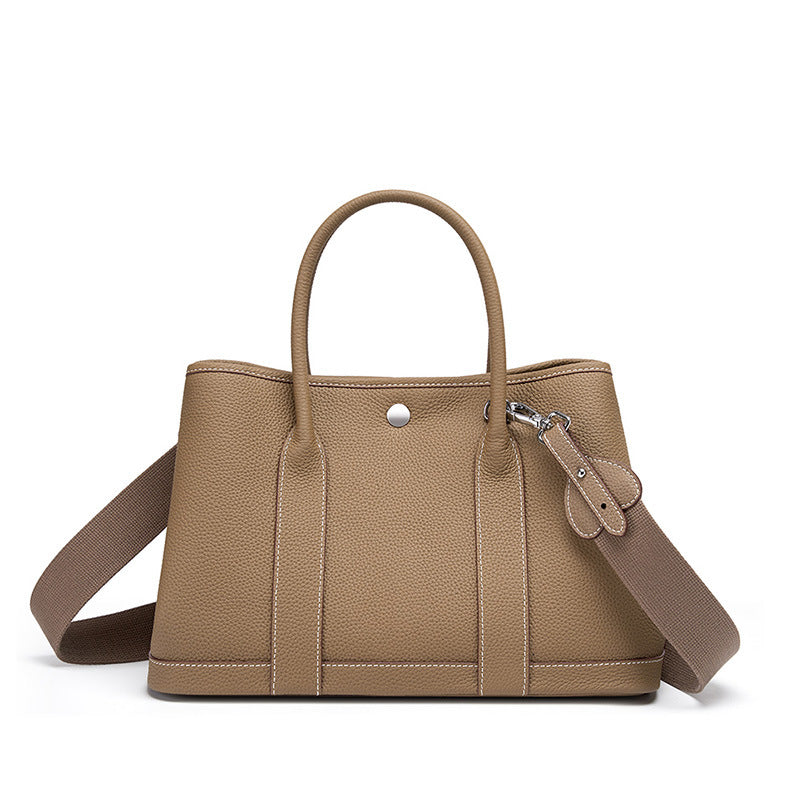 Sac Cabas en Cuir Véritable – Style Rétro Européen
