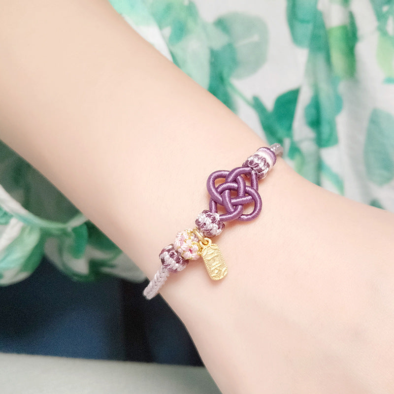 Bracelet Tressé à la Corde – Tissé à la Main