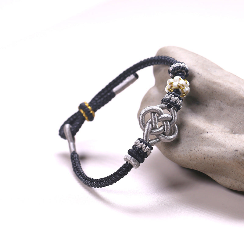 Bracelet Tressé à la Corde – Tissé à la Main