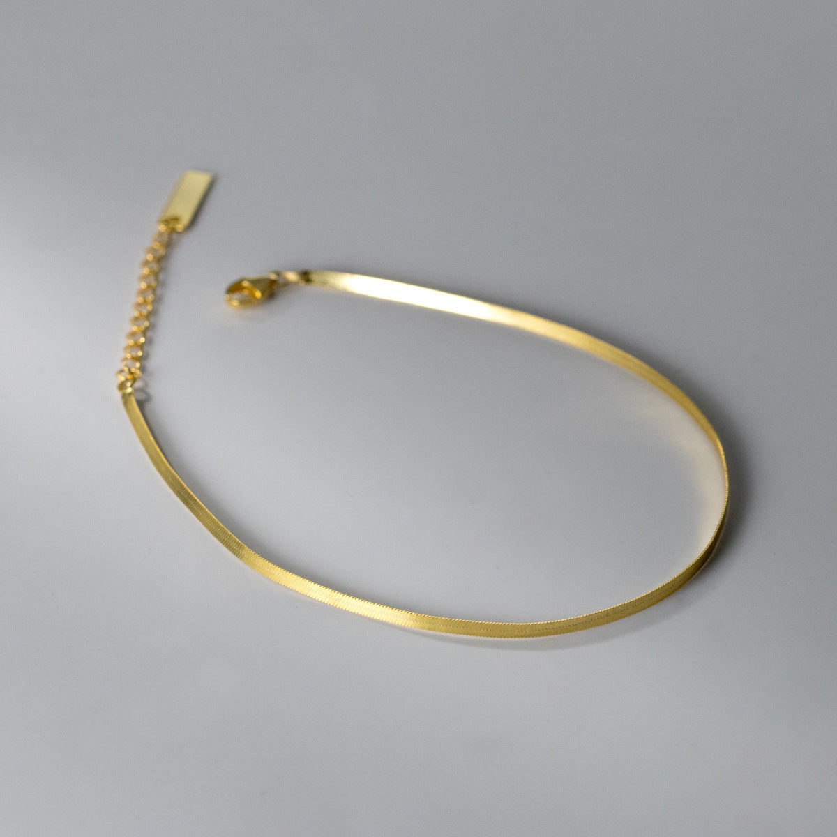 Chaîne de Cheville en Argent S925 – Style Minimaliste et Élégant