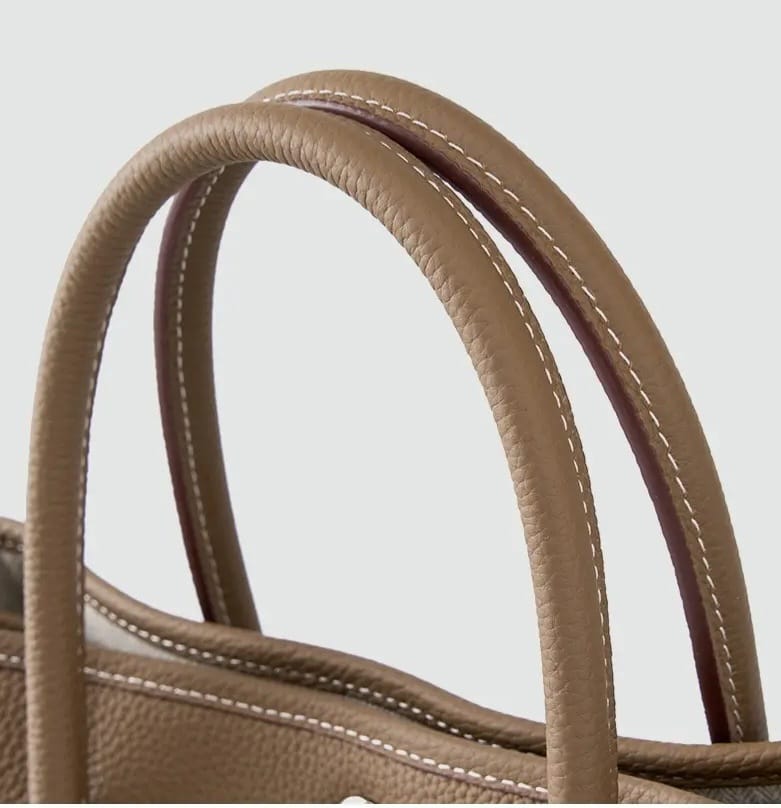 Sac Cabas en Cuir Véritable – Style Rétro Européen