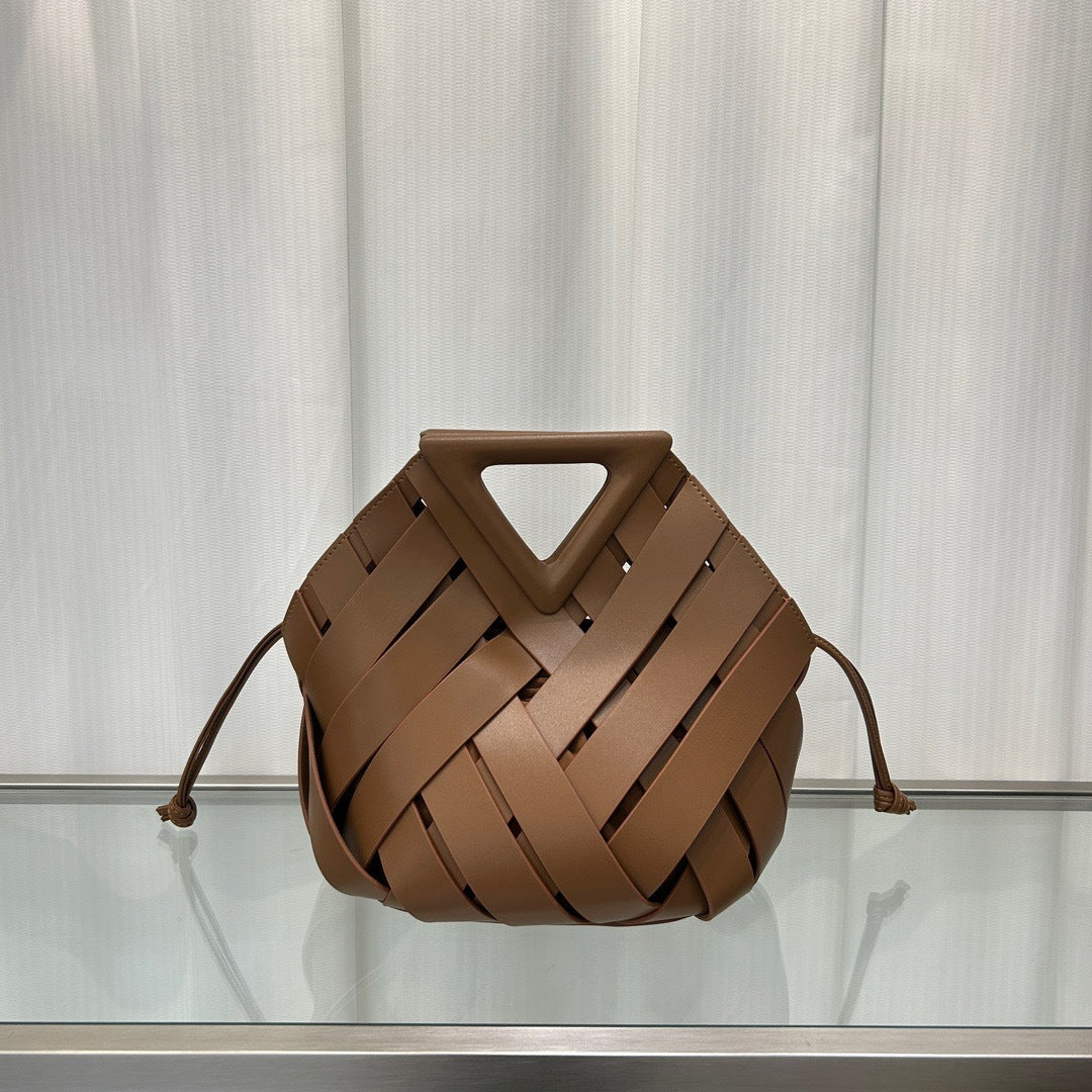 Sac Bandoulière Femme en Cuir Véritable – Fermeture Magnétique Triangulaire