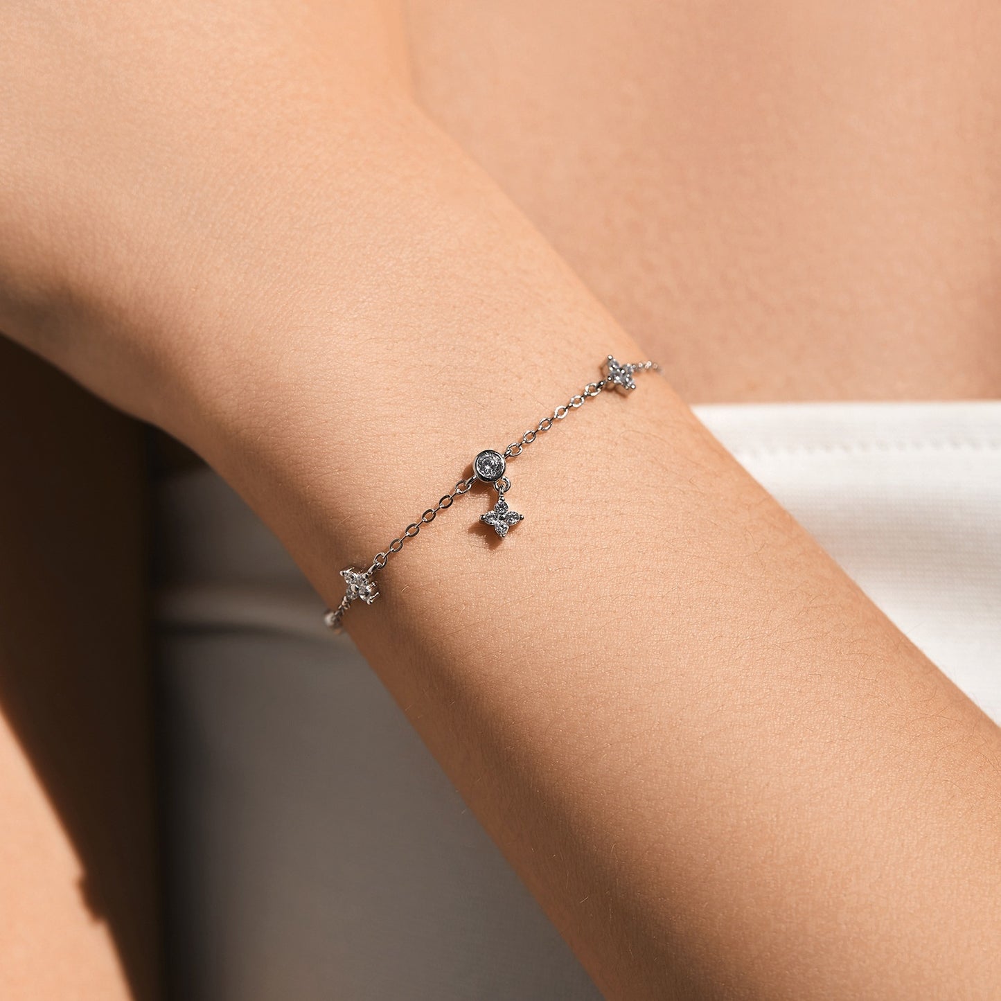 Bracelet Chanceux Délicat en Argent S925