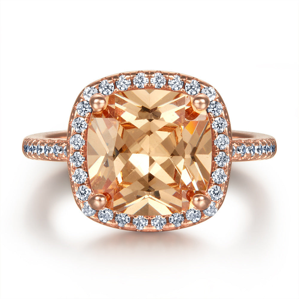 Bague de Mariage en Argent S925 – Élégance Simple et Moderne