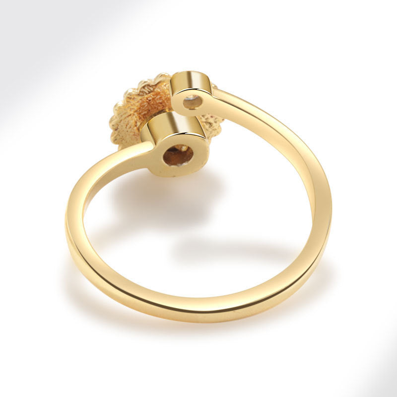 Bague en Argent Sterling S925 Rotative – Élégance & Confort