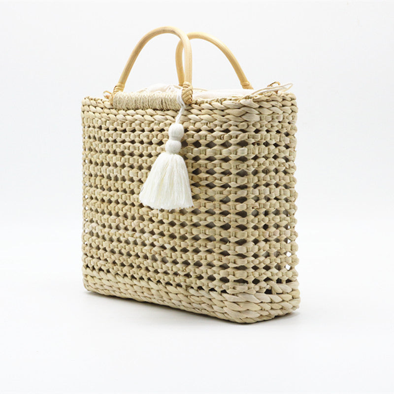 Sac en Paille Tissé – Style Tendance Estival