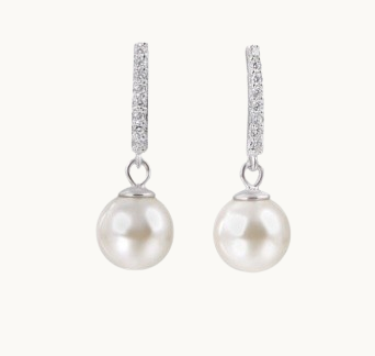 Boucles d'oreilles en argent sterling 925 et zircon , Élégance et raffinement