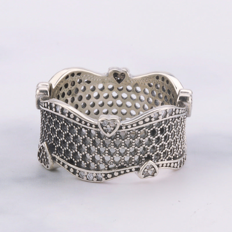 Bague Dentelle d'Amour en Argent 925