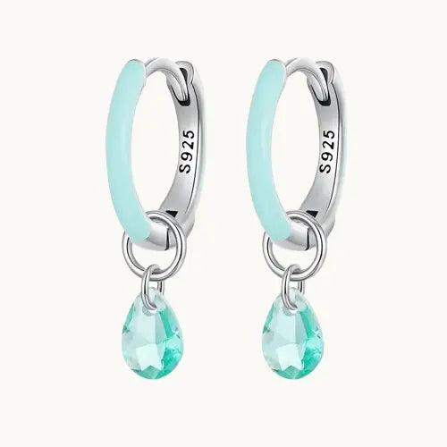Boucles d'oreilles en argent S925 – Élégance d'été romantique