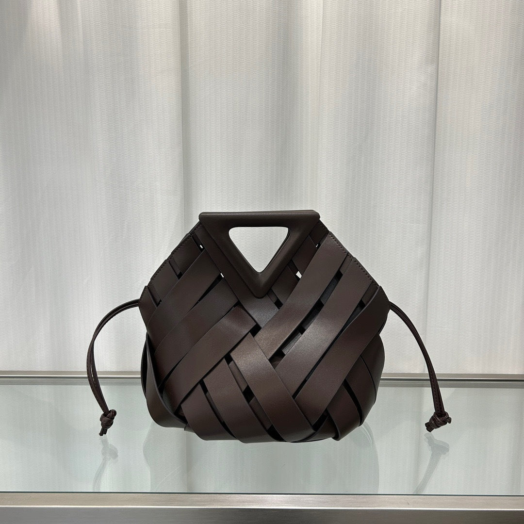 Sac Bandoulière Femme en Cuir Véritable – Fermeture Magnétique Triangulaire