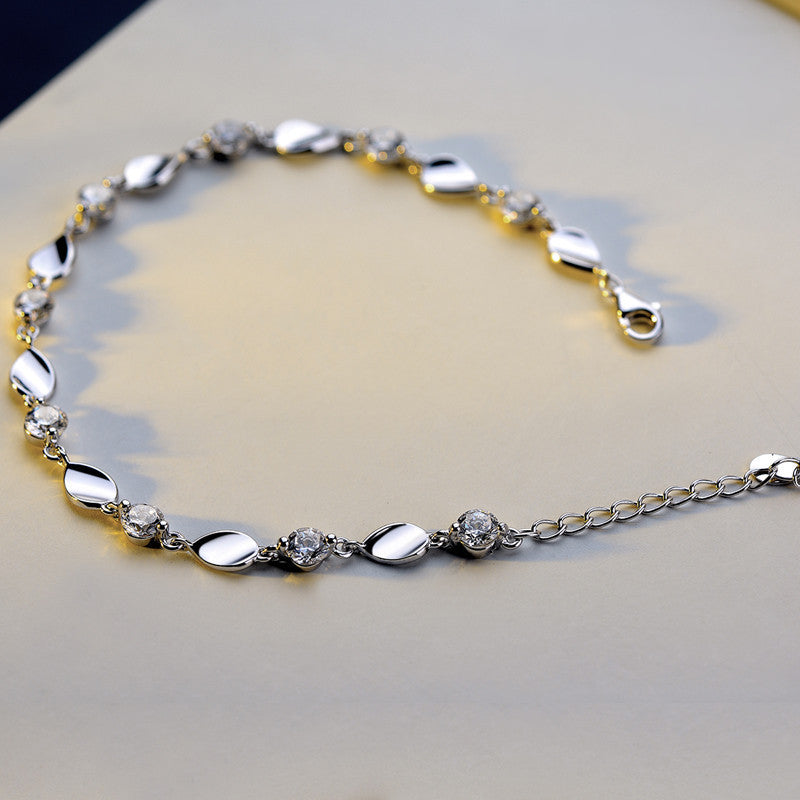 Bracelet en Argent Sterling 925 Serti de Zircons AAA+