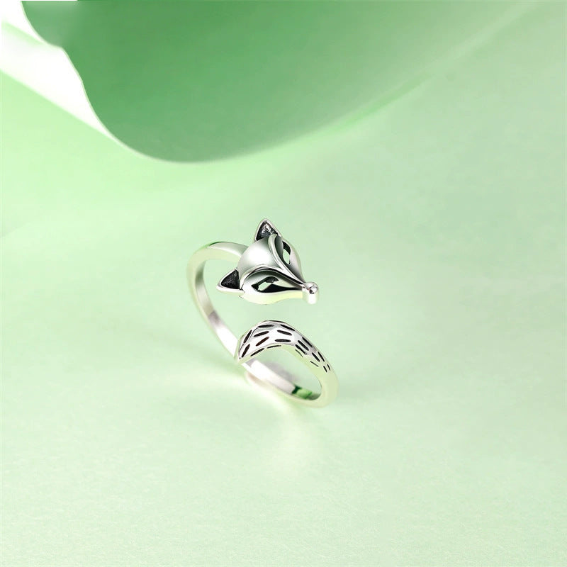 Bague Renard Unisexe en Argent Thaïlandais S925