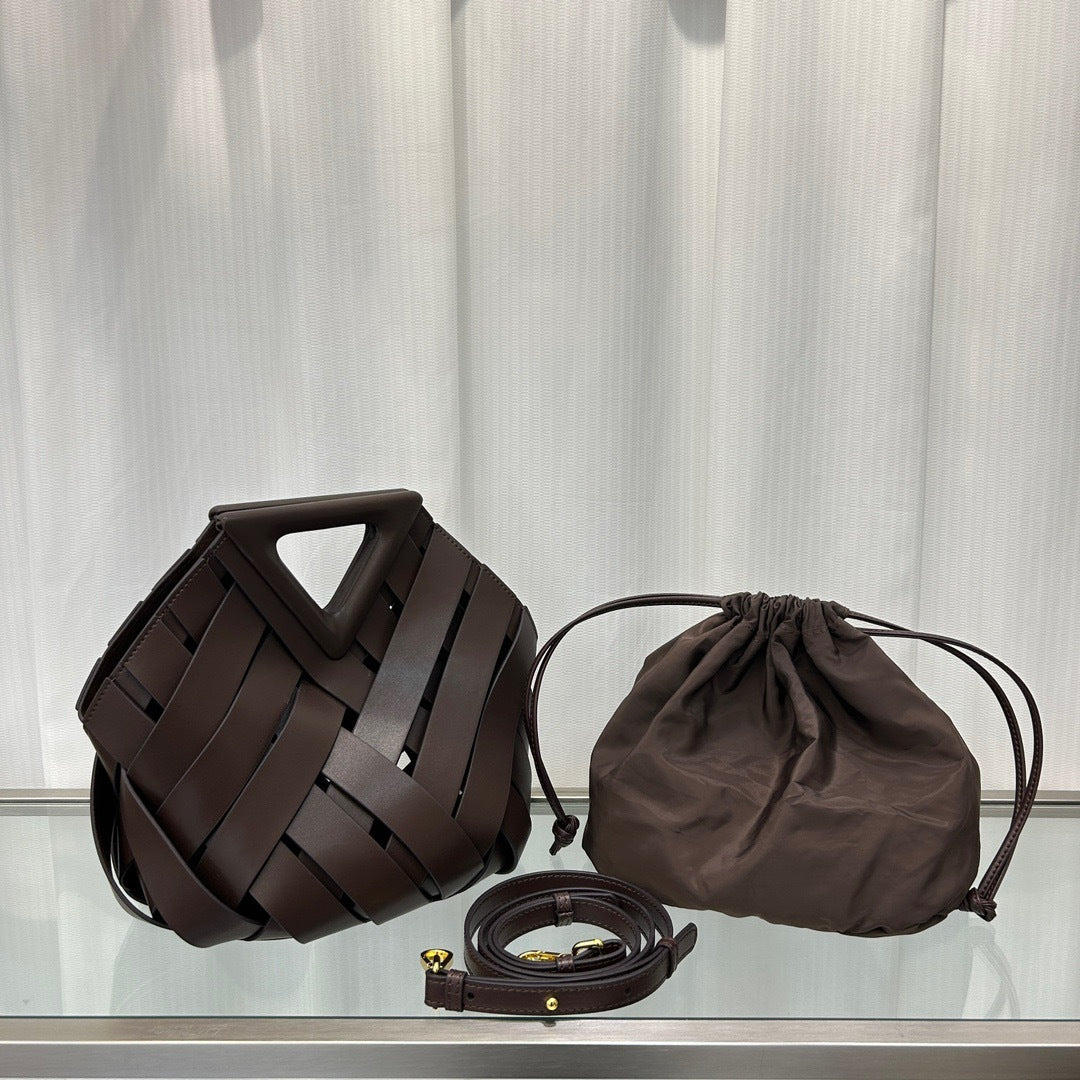 Sac Bandoulière Femme en Cuir Véritable – Fermeture Magnétique Triangulaire