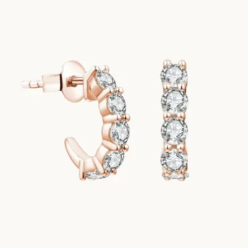 Boucles d'oreilles clous en argent sterling S925 – Simplicité haut de gamme