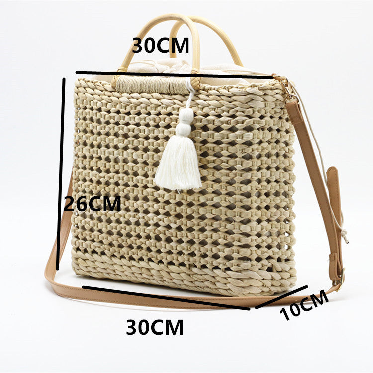 Sac en Paille Tissé – Style Tendance Estival
