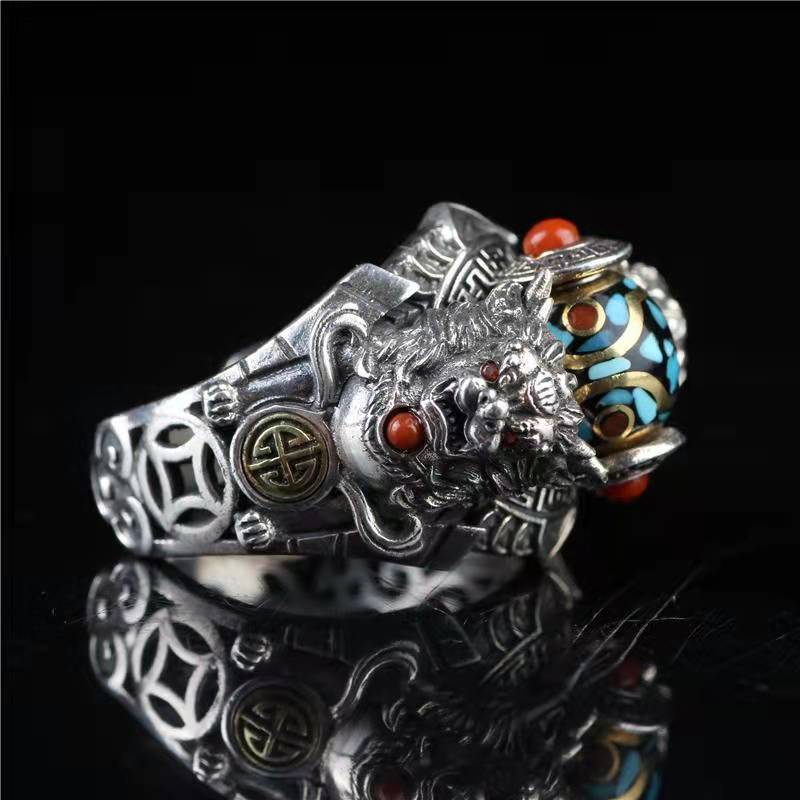 Bague Artisanale Style Chinois et Ethnique