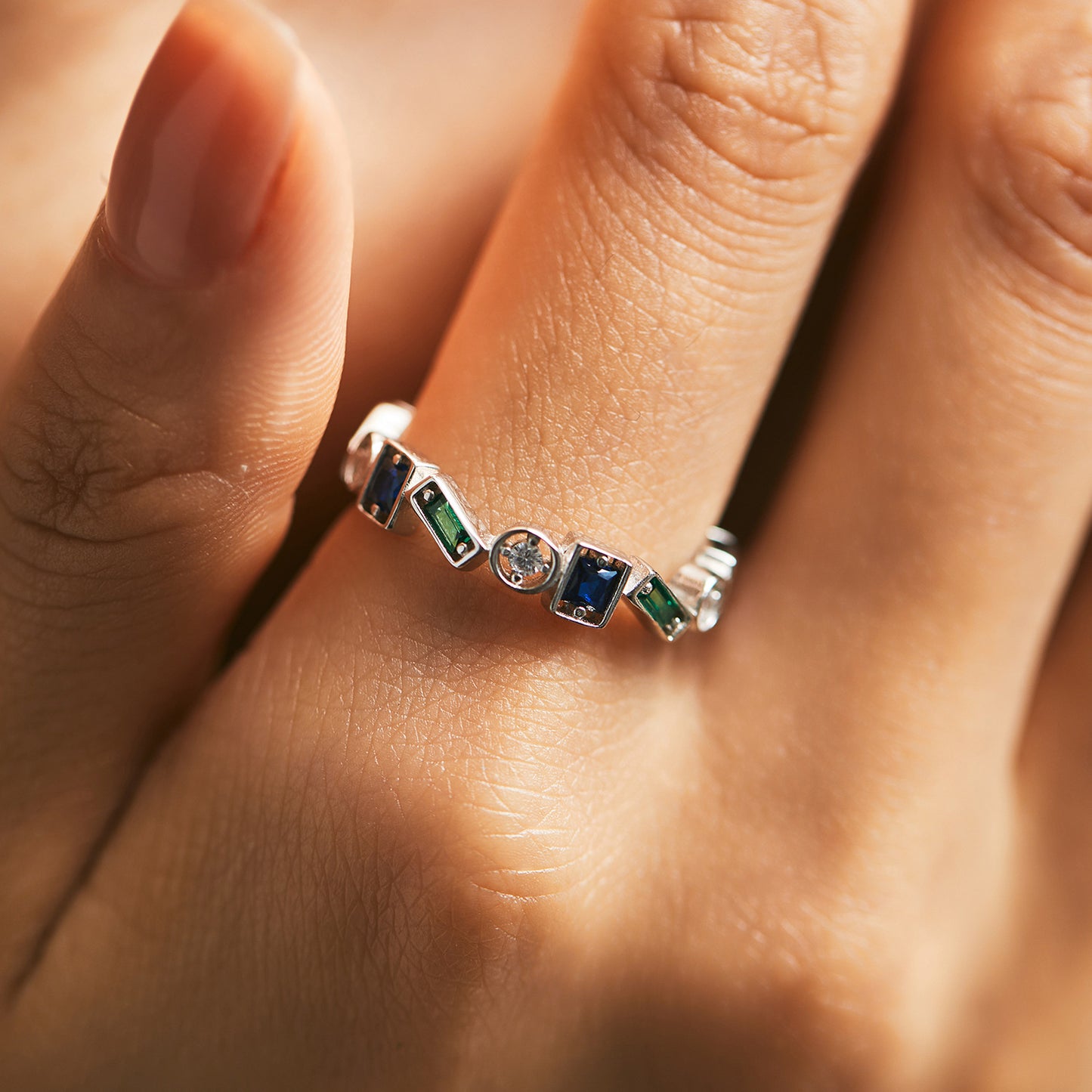 Bague Rétro Arc-en-Ciel