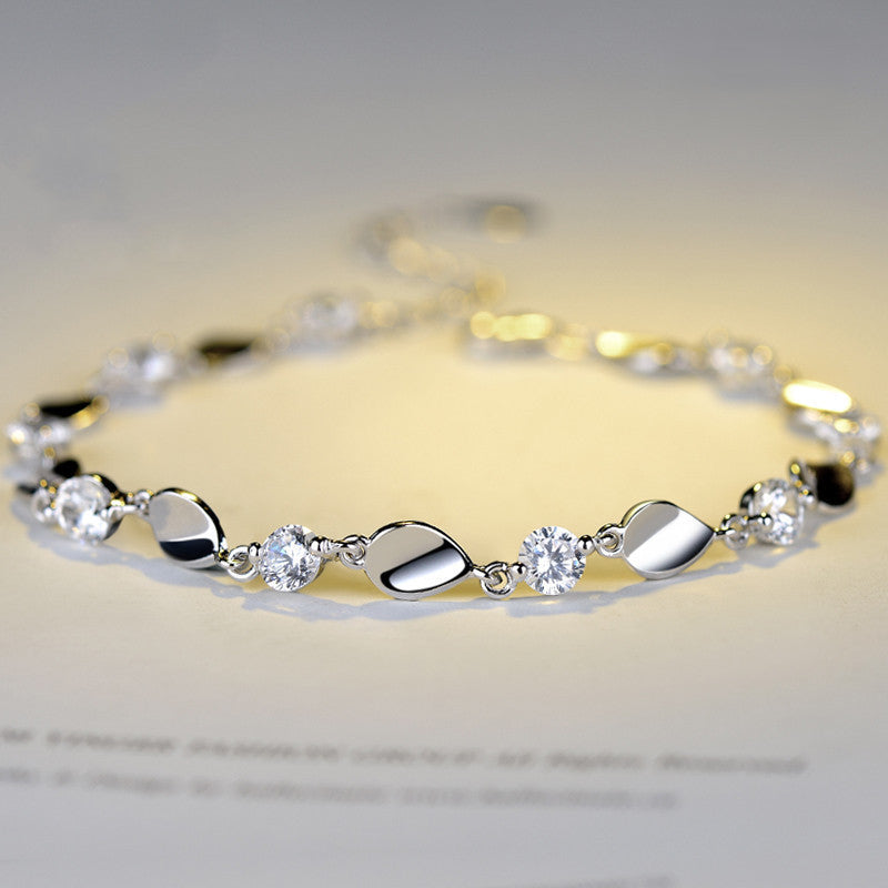 Bracelet en Argent Sterling 925 Serti de Zircons AAA+