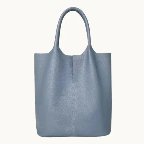 Sac à Main Tote en Cuir Souple pour Femme - Style Minimaliste Urbain