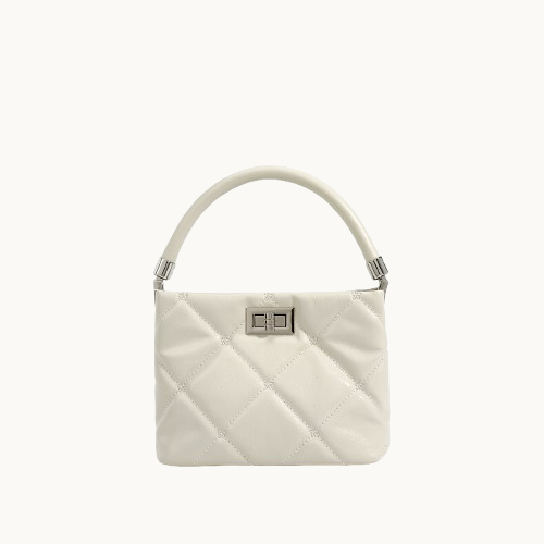 Sac à main matelassé en cuir de vachette ciré – cuir pleine fleur de qualité supérieure