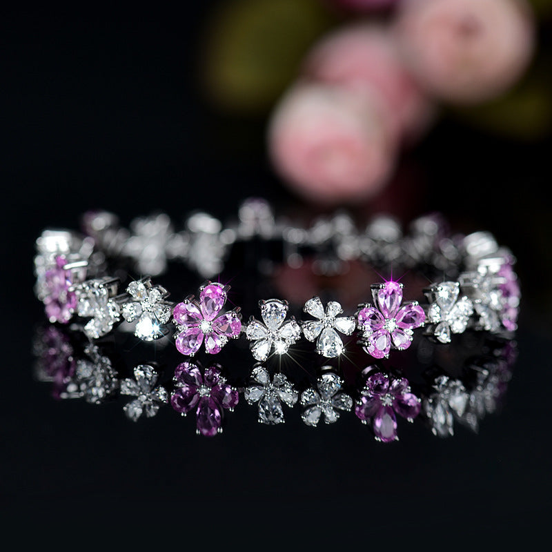 Bracelet Fleur de Cerisier Élégant