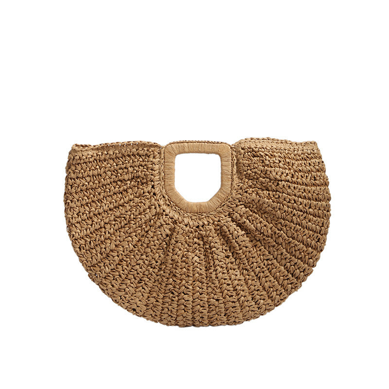 Sac Tissé Femme Polyvalent – Chic Rétro pour l’Été
