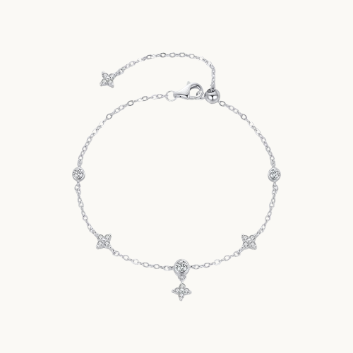 Bracelet Chanceux Délicat en Argent S925