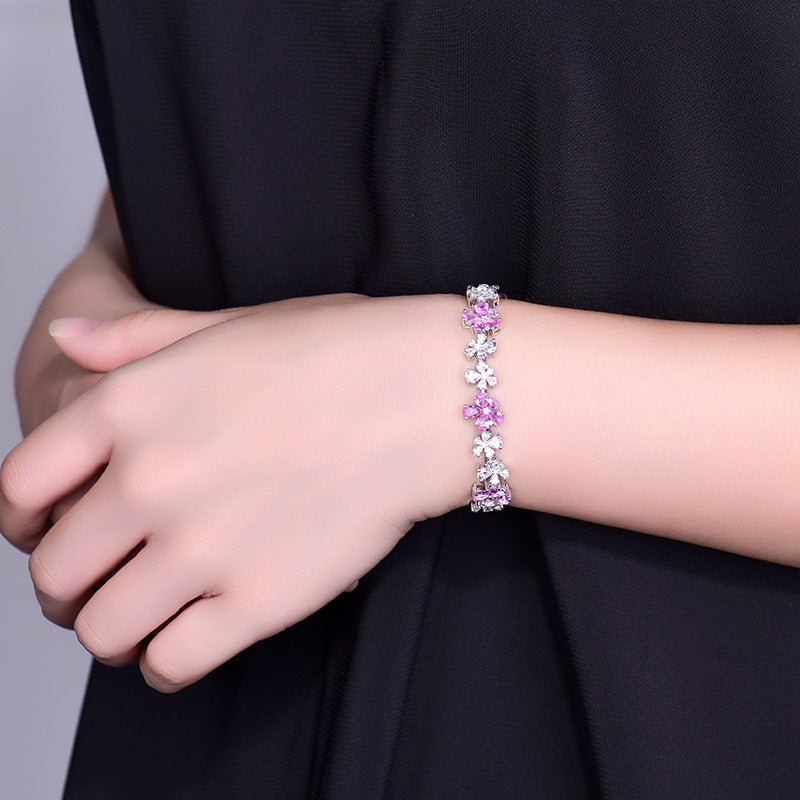 Bracelet Fleur de Cerisier Élégant