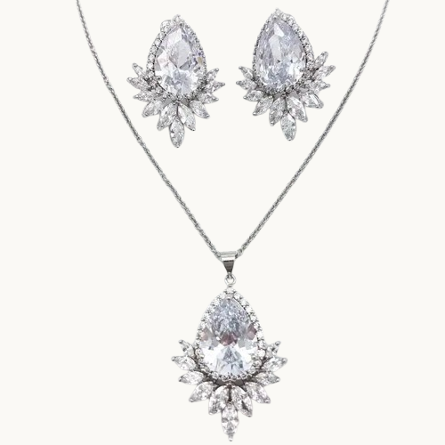Parure Luxueuse Goutte d’Eau