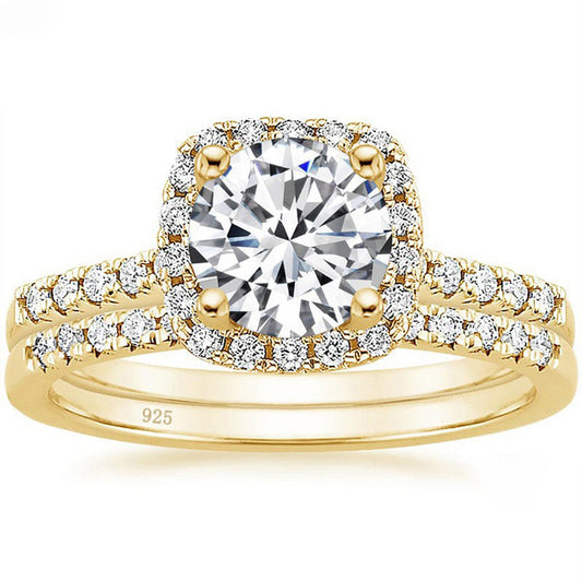 Bague Argent 925 avec Zircon Rond