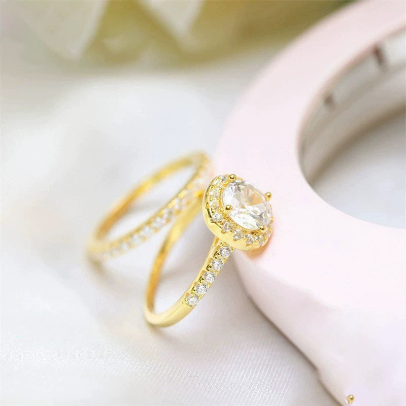 Bague Argent 925 avec Zircon Rond