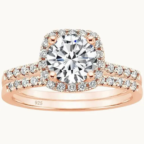 Bague Argent 925 avec Zircon Rond