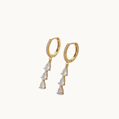 Boucles d'oreilles goutte élégantes