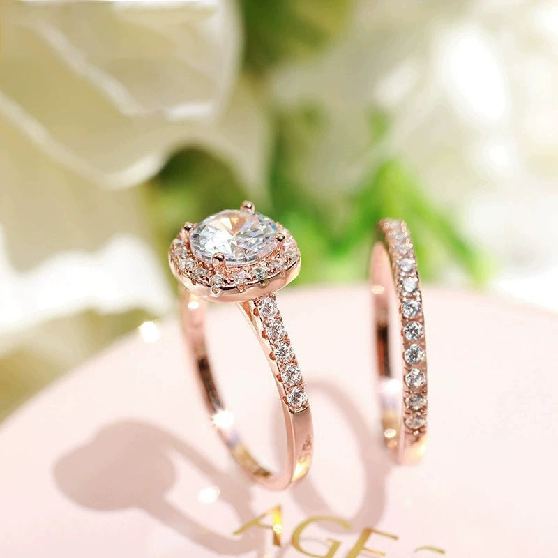 Bague Argent 925 avec Zircon Rond