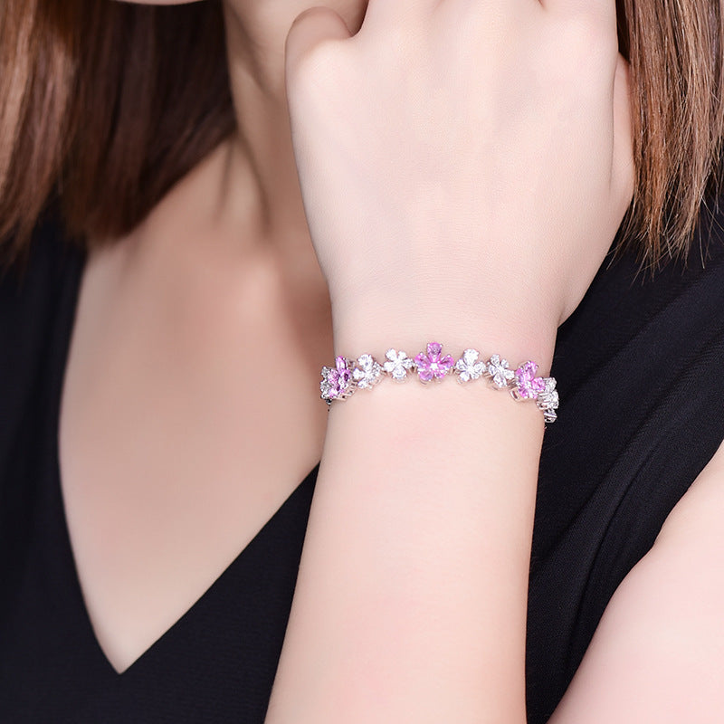 Bracelet Fleur de Cerisier Élégant