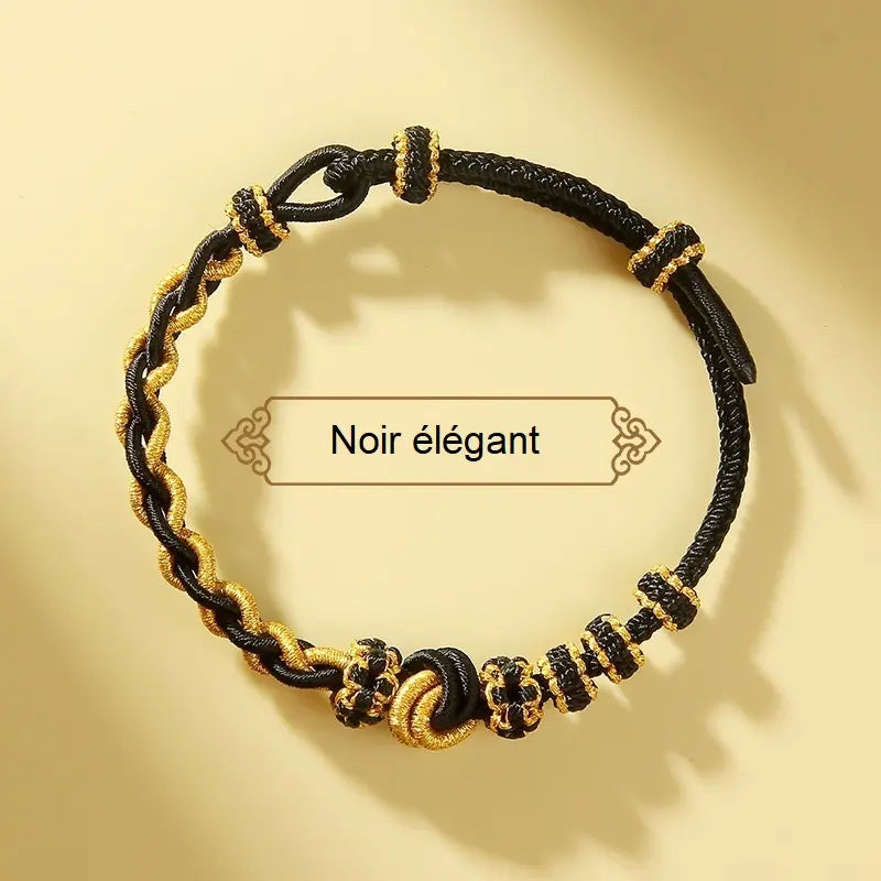 Bracelet Tressé à la Main – Nœud en Corde