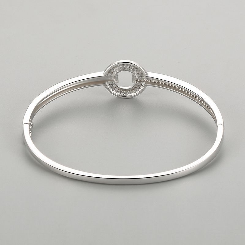 Bracelet Femme en Argent 925 – Éclat Élégant Cercle Diamanté