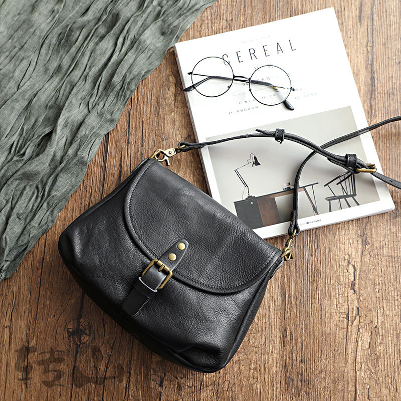 Sacs en cuir tanné végétal fait main au design vintage artistique