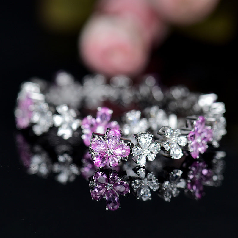 Bracelet Fleur de Cerisier Élégant