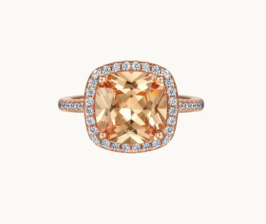 Bague de Mariage en Argent S925 – Élégance Simple et Moderne