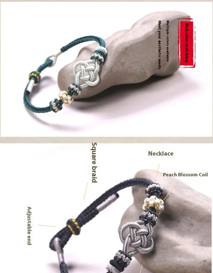 Bracelet Tressé à la Corde – Tissé à la Main