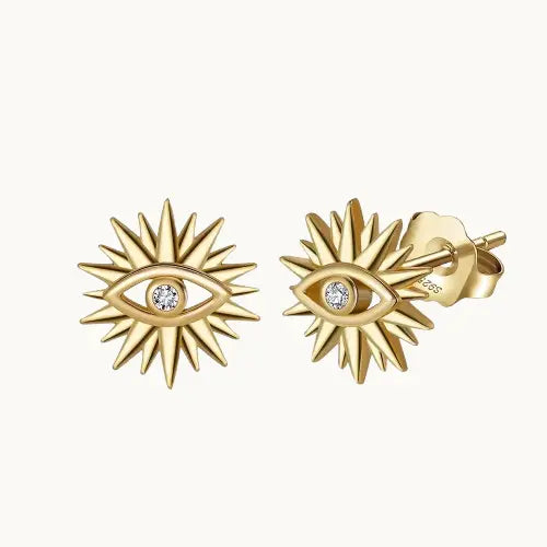 Clous d'oreilles en argent S925 style tendance