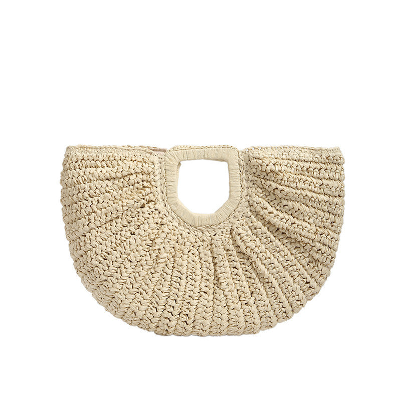 Sac Tissé Femme Polyvalent – Chic Rétro pour l’Été